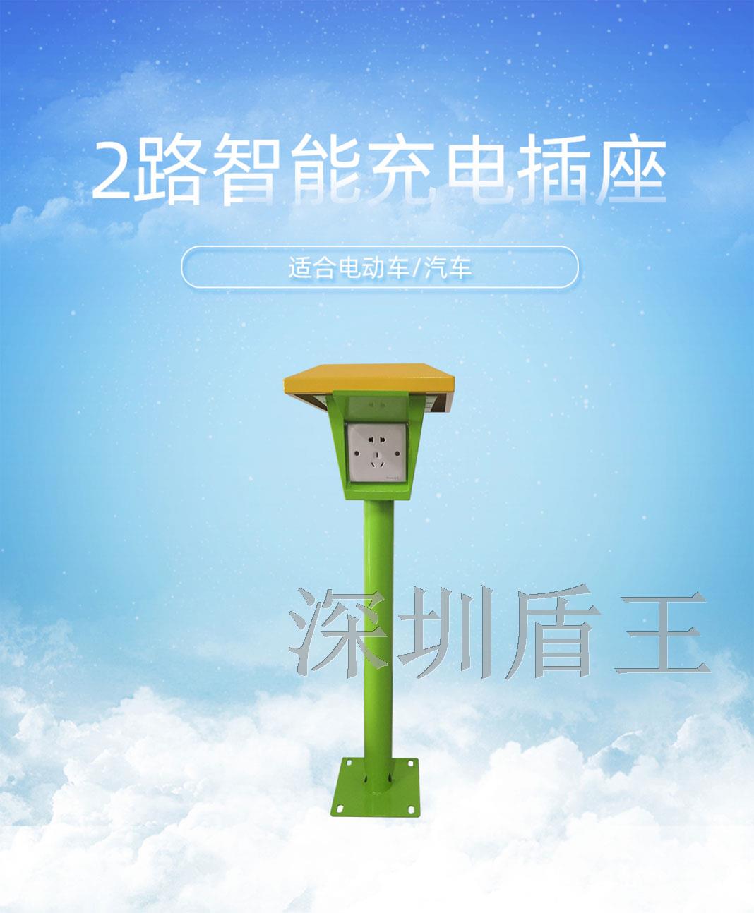 電動(dòng)車(chē)2路立柱智能充電插座